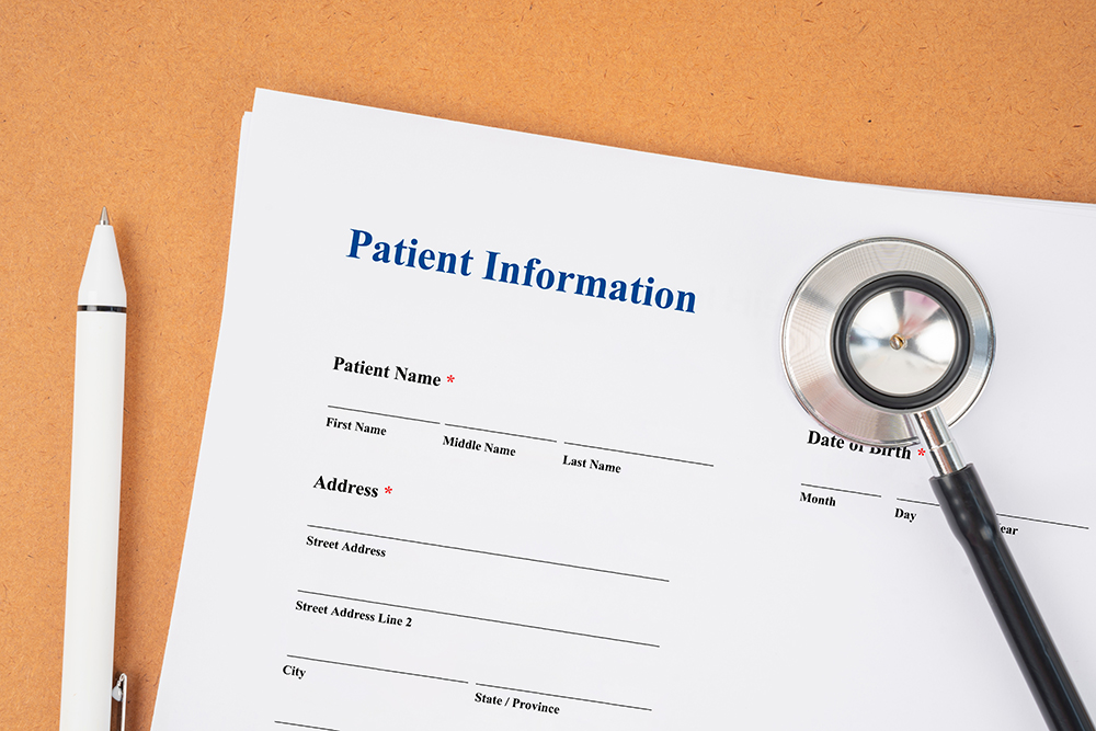 Patient information form